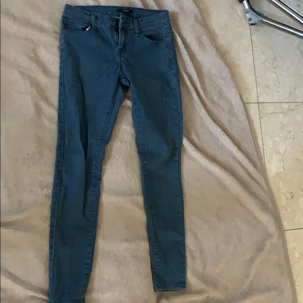 F21 medium blue jeans